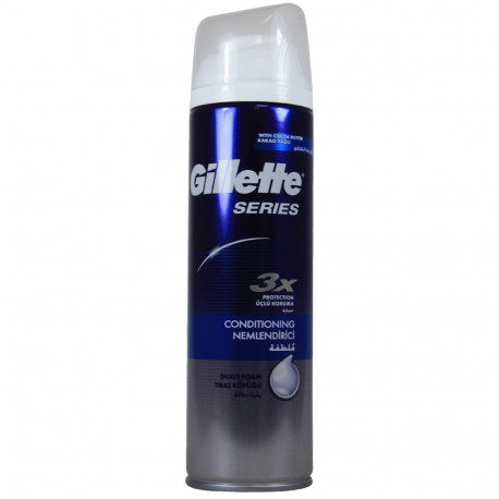 Gillette series foam shave 250 ml. Conditioning.