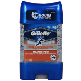 Gillette desodorante stick gel 75 ml. Sport triumph.