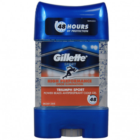 Gillette desodorante stick gel 75 ml. Sport triumph.