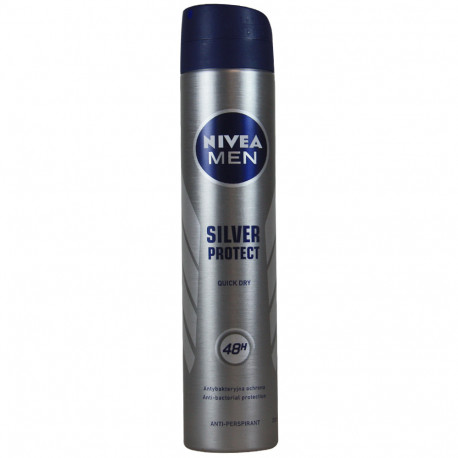 Nivea deodorant spray 200 ml. Men Silver Protect.
