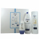 Dove pack moisturizing bath gel 250 ml. + body milk 250 ml. + roll-on 50 ml..