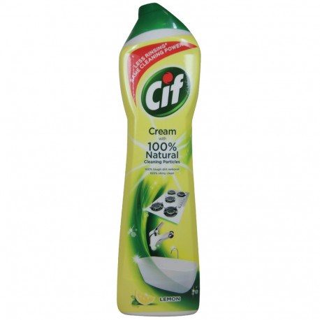 Cif Lemon Cream Cleaner 500Ml - Tesco Groceries