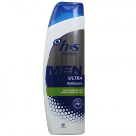 H&S shampoo 225 ml. Anti-dandruff men ultra purifying.
