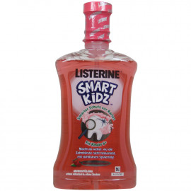 Listerine antiséptico bucal 500 ml. Protección contra la caries baya suave apto para niños.