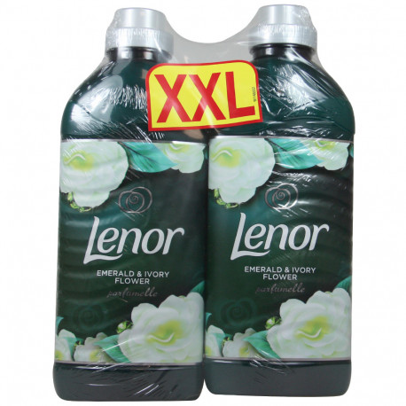 Lenor concentrated softener 2X1,14 l. Emerald & Ivory flower.