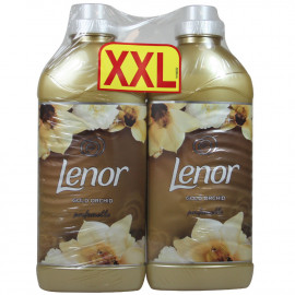 Lenor concentrated softener 2X1,14 ml. Gold orchid perfumed.