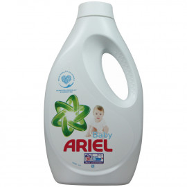 Ariel detergente gel 20 dosis 1,100 ml. Bebé.