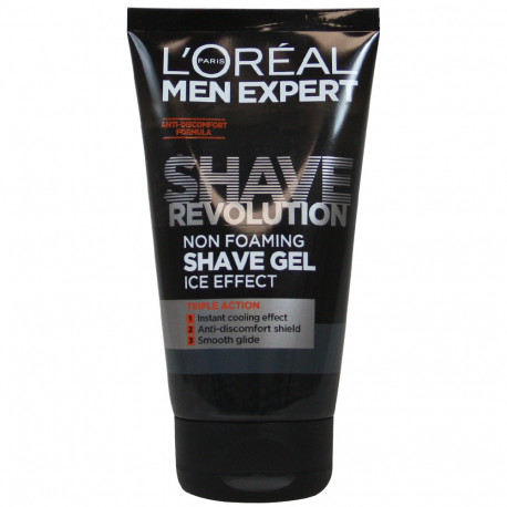 L'Oréal Men expert shave gel 150 ml. Ice Effect.