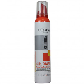 L'Oréal Studio foam 200 ml. N. 6 strong curl power. - Tarraco Import Export