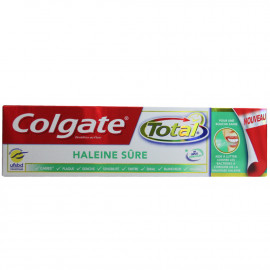 Colgate pasta de dientes 75 ml. Total aliento puro.