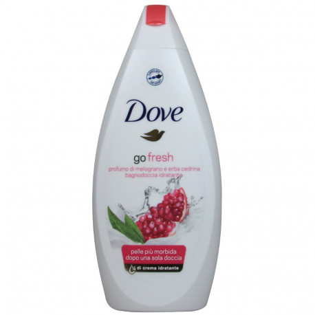 Dove bath gel 500 ml. Go Fresh Pomegranate & Lemon.