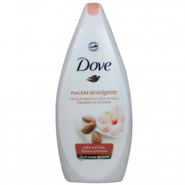 Dove bath gel 500 ml. Almond cream & hibiscus.
