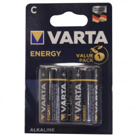 Varta battery 2 u. C LR14 alkaline.