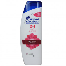 H&S anti-dandruff shampoo 360 ml. 2 in 1 Silky smooth.