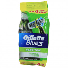 Gillette Blue III maquinilla de afeitar 12 u. Sensitive.