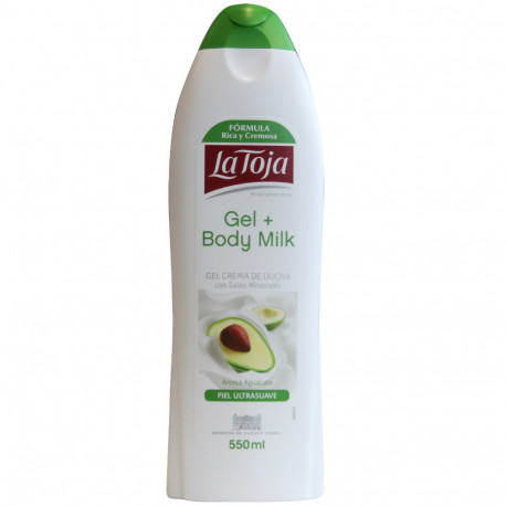 La Toja gel & body milk 550 ml. Avocado.