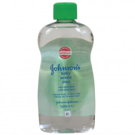 Johnson's aceite corporal 500 ml. Aloe Vera.