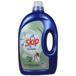 Skip detergente líquido 43 dosis 2,15 l. Ultimate pieles sensibles X3 triple poder.
