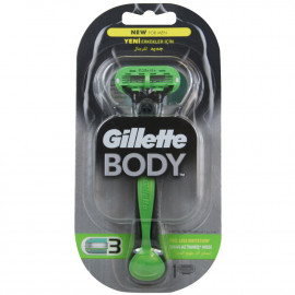 Gillette Body razor 1 u. 3 blades.
