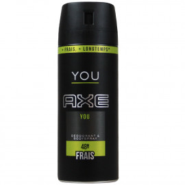Axe deodorant bodyspray 150 ml. You.