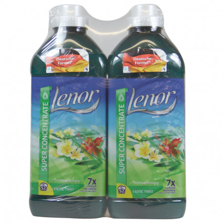 Lenor concentrated softener 2 X 3 l. Exotic Aromatherapy.