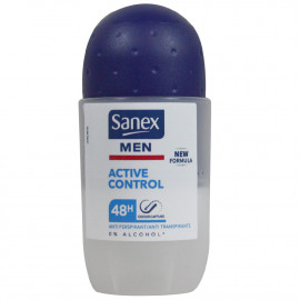 Sanex deodorant roll-on 50 ml. Men active control 48h.