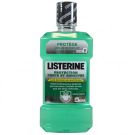 Listerine antiséptico bucal 500 ml. Protección dientes y encías. Francés.