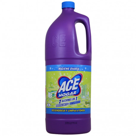 Ace Hogar lejía + detergente 2 en 1 - 2 l. Limón.