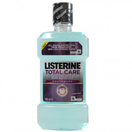 Listerine antiséptico bucal 500 ml. Cuidado total sensitive.