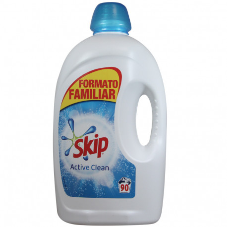 Detergente liquido Skip Active Clean formato dispensador 107 lavados