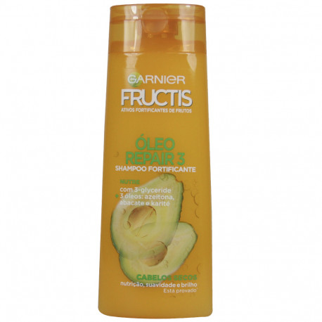 Garnier Fructis shampoo 400 ml. Oil repair 3 olive, avocado and shea.