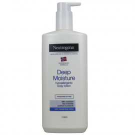 Neutrogena body lotion 400 ml. Dry and sensitive skin.