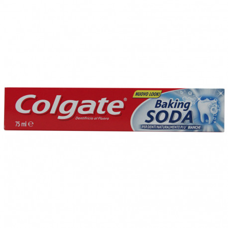Colgate toothpaste 75 ml. Baking soda.