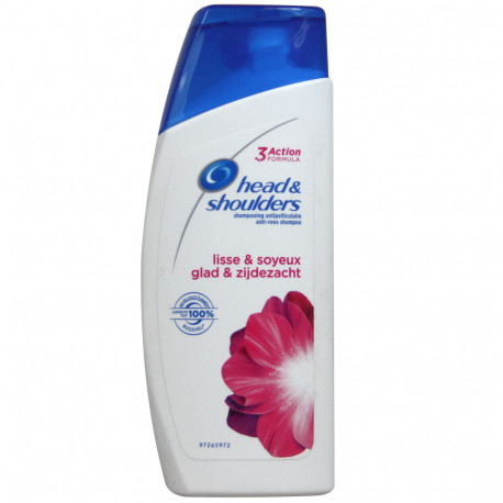 H&S anti-dandruff shampoo 90 ml. Silky smooth.