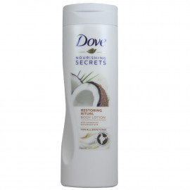 Dove body lotion 400 ml. Coco and almond milk all types of skin.