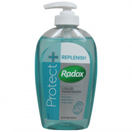 Radox jabón de manos 250 ml. Antibacterias protector tomillo y árbol de té.