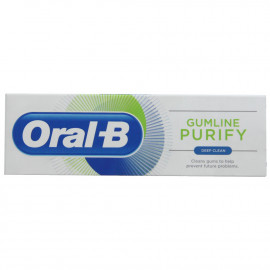 Oral B pasta de dientes 75 ml. Purificante limpieza profunda.