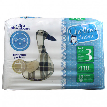 Chelino classic diapers 30 u. Mini size 3 - 4 - 10 kg.