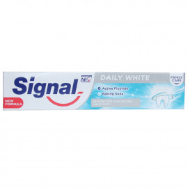 Signal pasta de dientes 75 ml. Blanqueador bicarbonato.
