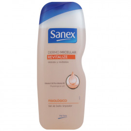 Sanex shower gel 600 ml. Dermo micellar revitalizing physiological.