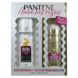 Pantene pack shampoo 360 ml. + foam 200 ml. Disciplined curls.