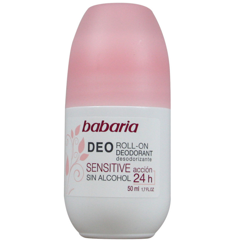 Babaria desodorante roll-on 50 ml. Sensitive. - Tarraco Import Export