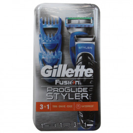 Gillette Fusion Proglide Styler máquina de afeitar 1 u. 3 cabezales (incluye pila)