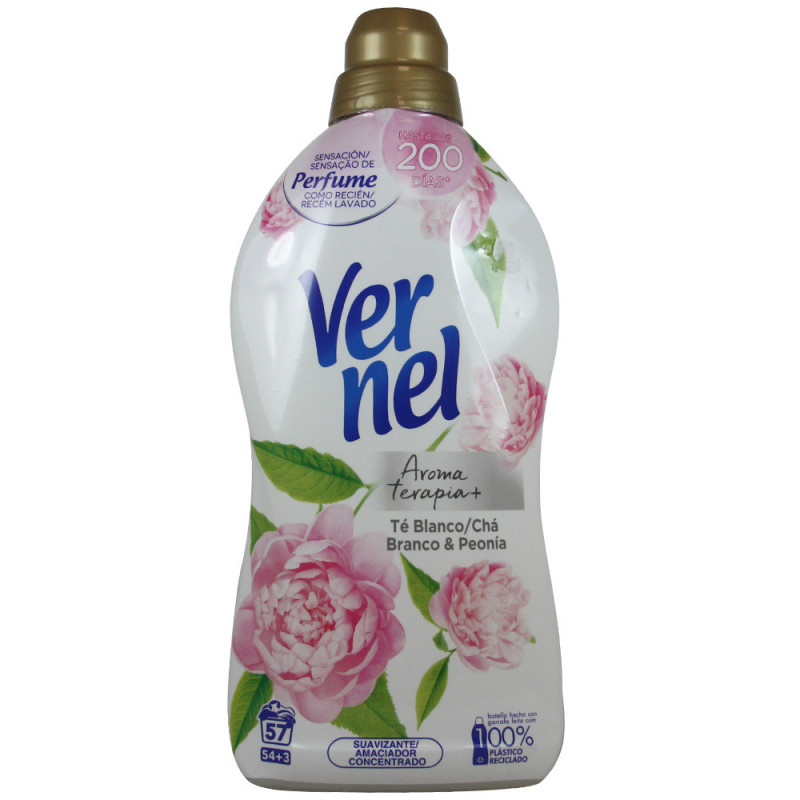 Vernel concentrated softener 1,140 l. Peony & white tea. - Tarraco Import  Export