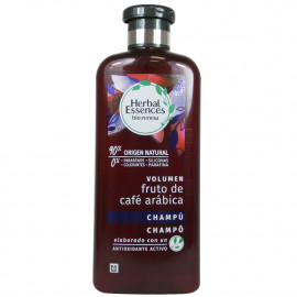 Herbal Essence champú 400 ml. Fruto de café arábica volumen.