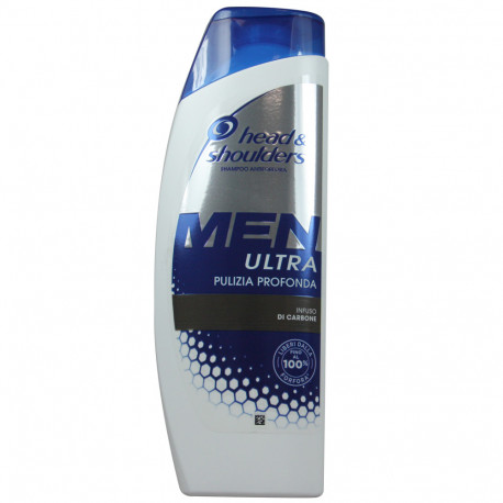 H&S anti-dandruff shampoo 360 ml. Men ultra with coal.