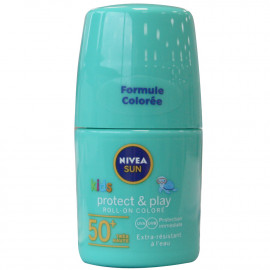 Nivea Sun solar milk roll-on 50 ml. Protection 50 children.