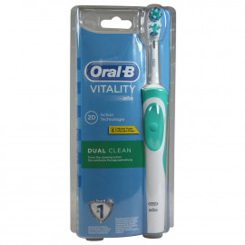 Oral B cepillo de dientes eléctrico 1u. Vitality Dual Clean.
