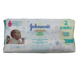 Johnson's toallitas 2X56 u. Cottontouch.