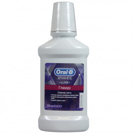 Oral B mouthwash 250 ml. 3D White Luxe.